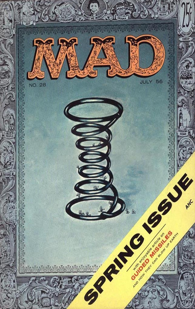 Mad # 28 magazine back issue Mad magizine back copy 