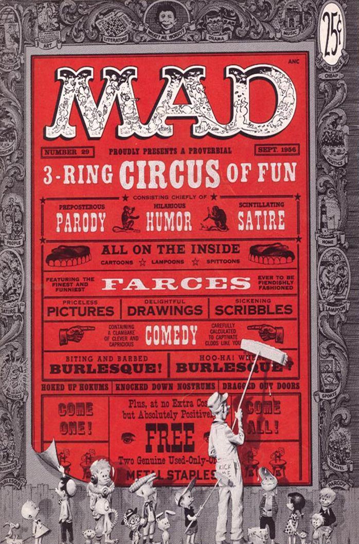 Mad # 29 magazine back issue Mad magizine back copy 
