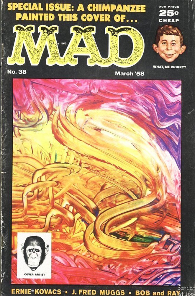 Mad # 38 magazine back issue Mad magizine back copy 