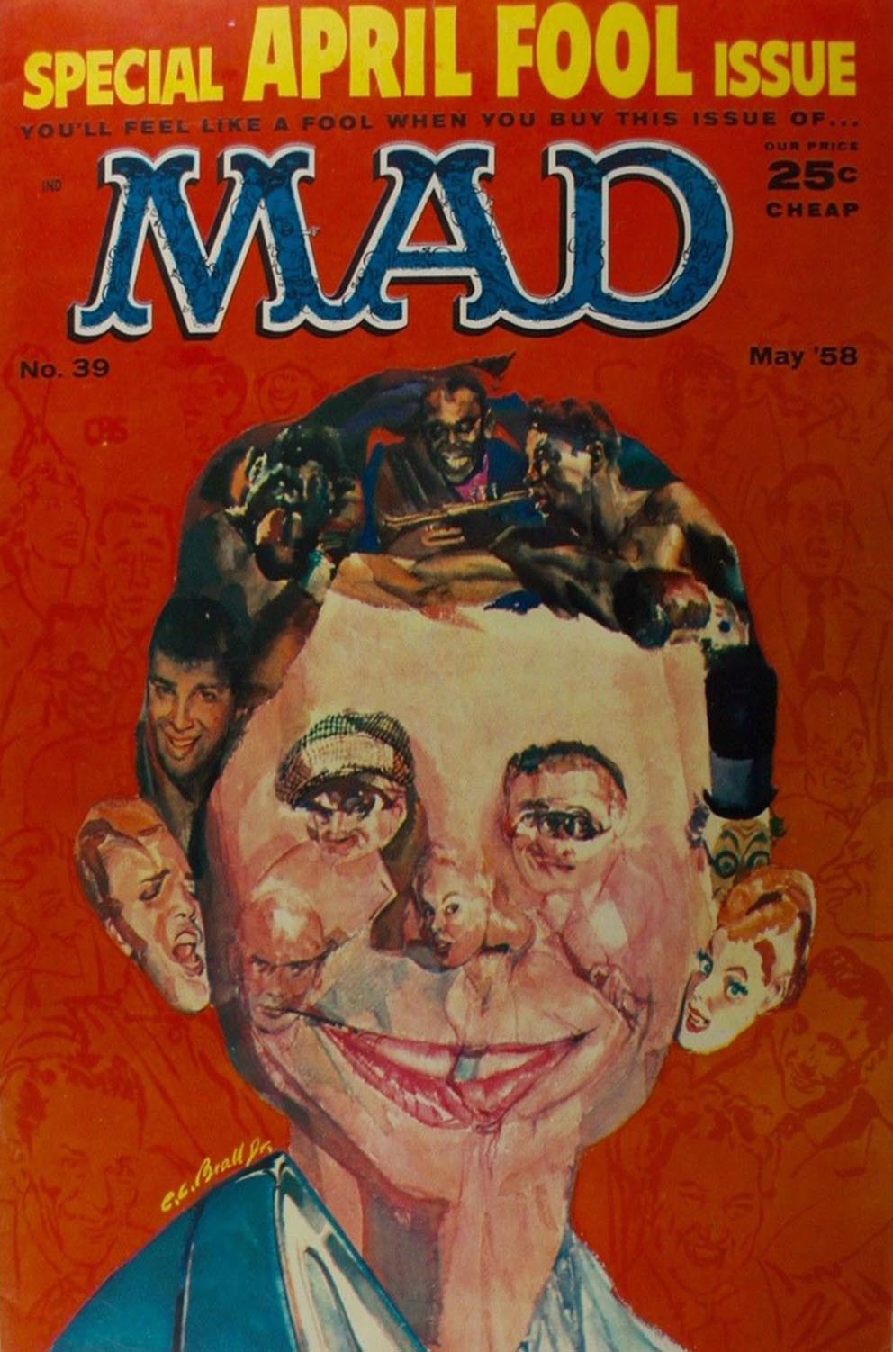 Mad # 39 magazine back issue Mad magizine back copy 