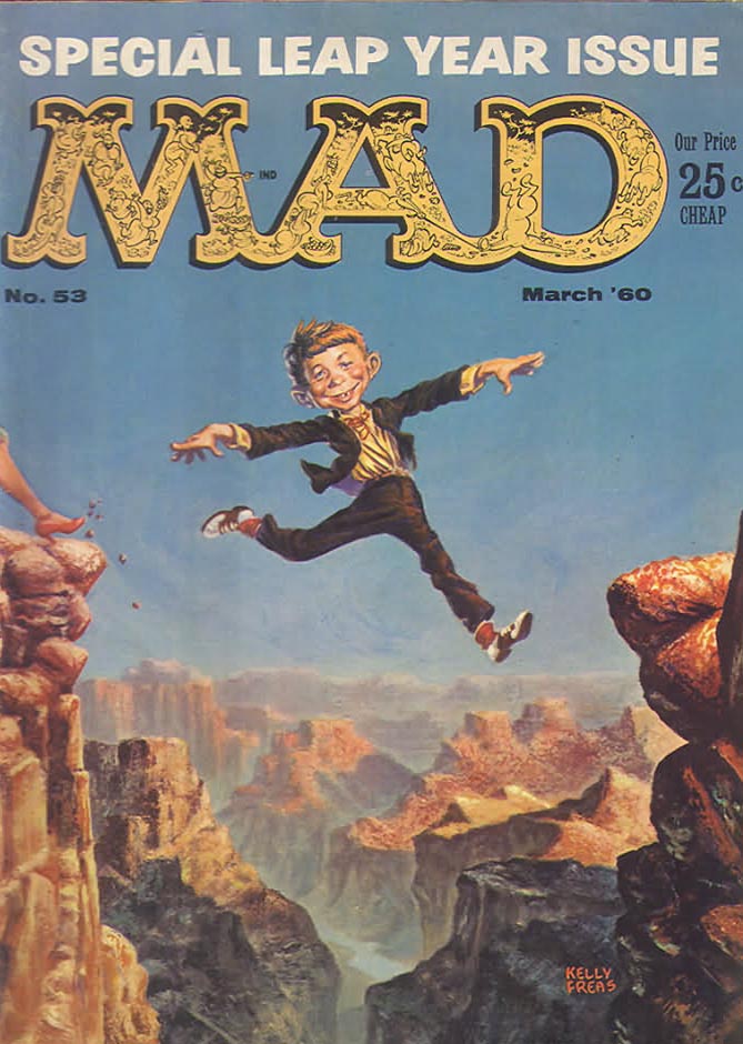 Mad # 53 magazine back issue Mad magizine back copy 