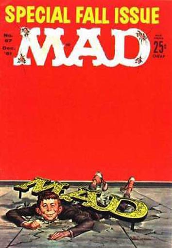 Mad # 67 magazine back issue Mad magizine back copy 