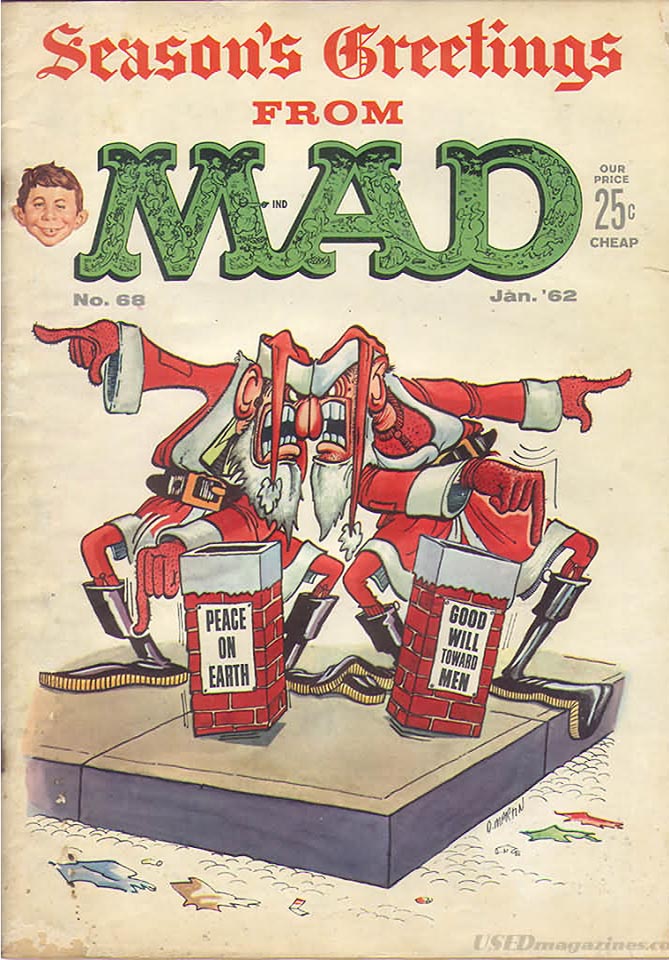 Mad # 68 magazine back issue Mad magizine back copy 