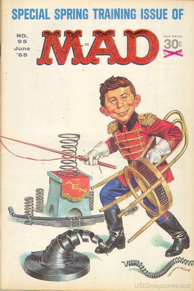 Mad # 95 magazine back issue Mad magizine back copy 