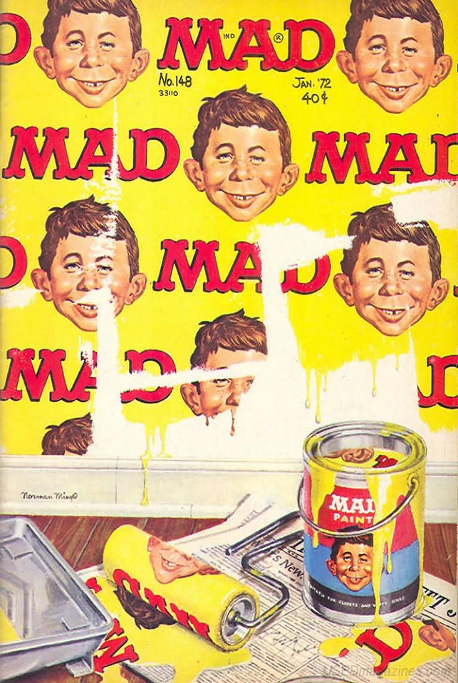 Mad # 148 magazine back issue Mad magizine back copy 