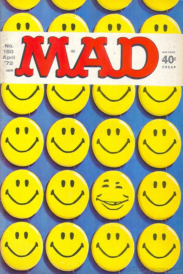 Mad # 150 magazine back issue Mad magizine back copy 