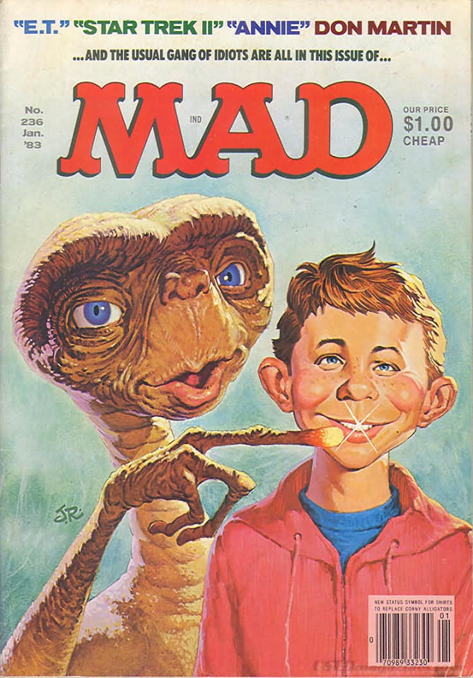 Mad # 236 magazine back issue Mad magizine back copy 