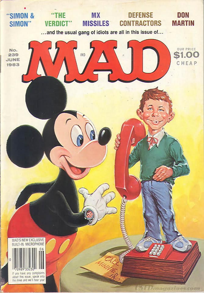 Mad # 239 magazine back issue Mad magizine back copy 