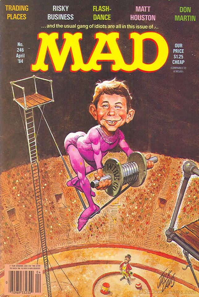 Mad # 246 magazine back issue Mad magizine back copy 
