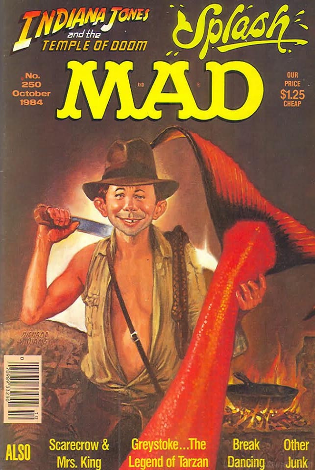 Mad # 250 magazine back issue Mad magizine back copy 