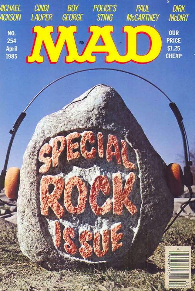 Mad # 254 magazine back issue Mad magizine back copy 