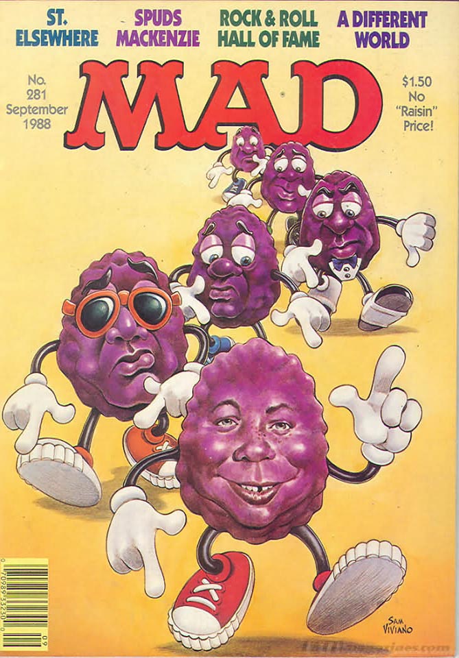 Mad # 281 magazine back issue Mad magizine back copy 