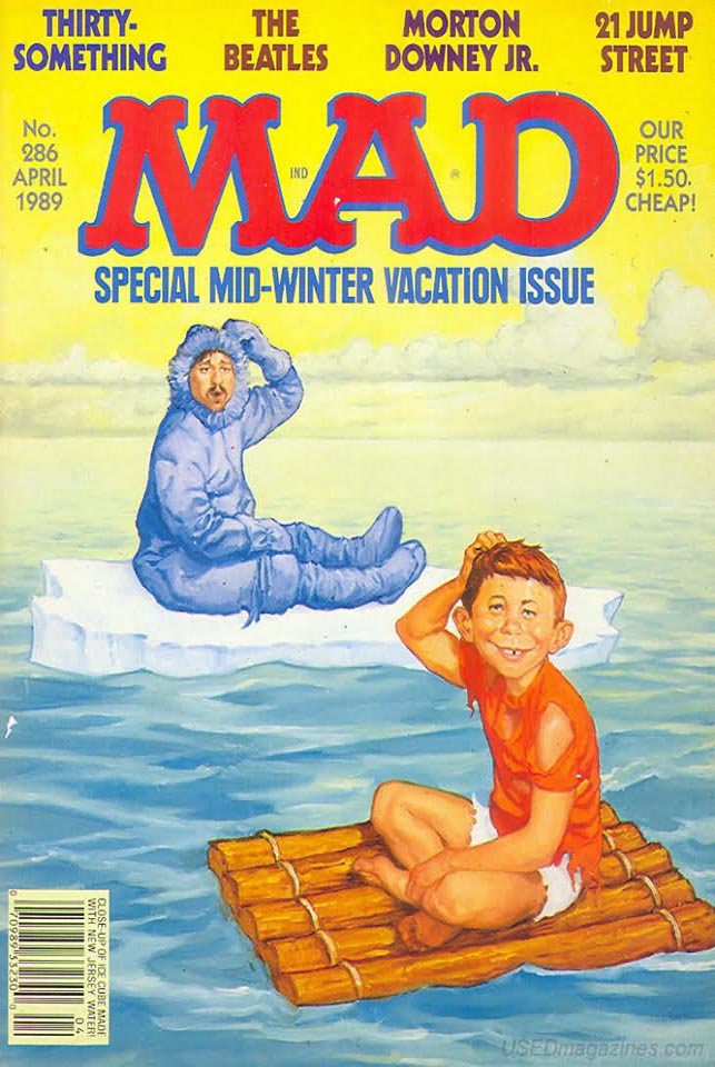 Mad # 286 magazine back issue Mad magizine back copy 