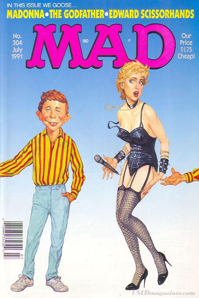 Mad # 304 magazine back issue Mad magizine back copy 
