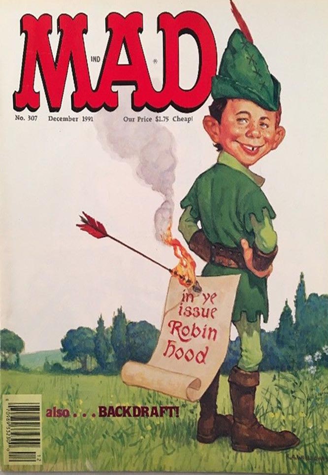 Mad # 307 magazine back issue Mad magizine back copy 
