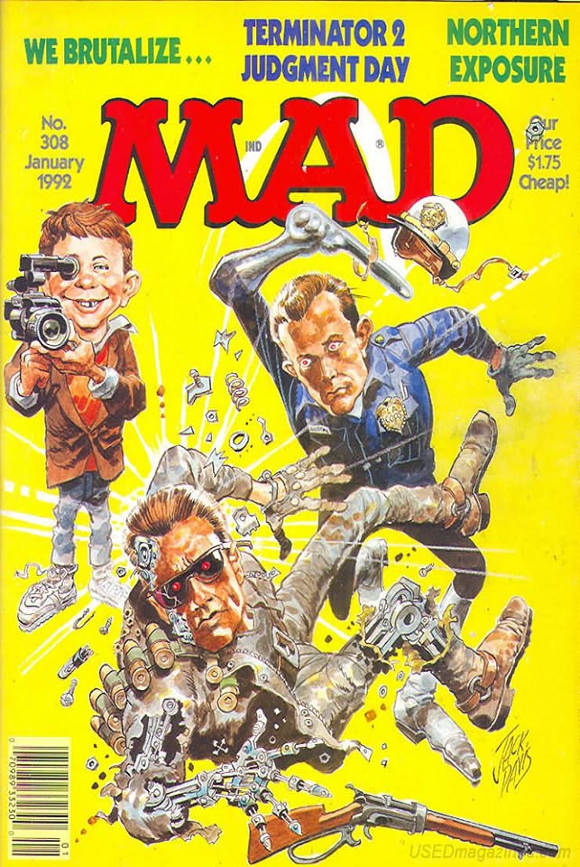 Mad # 308 magazine back issue Mad magizine back copy 