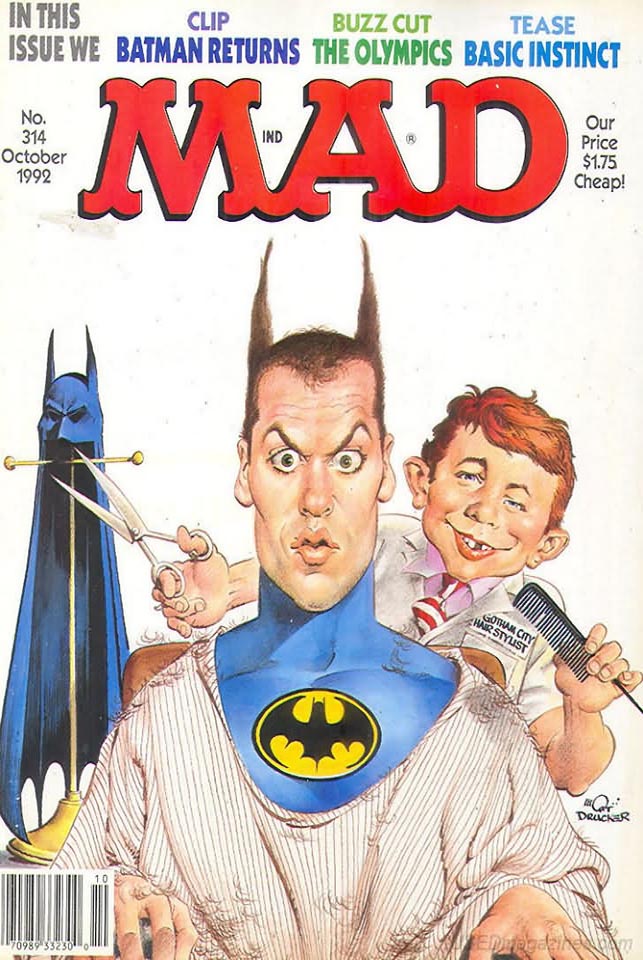 Mad # 314 magazine back issue Mad magizine back copy 