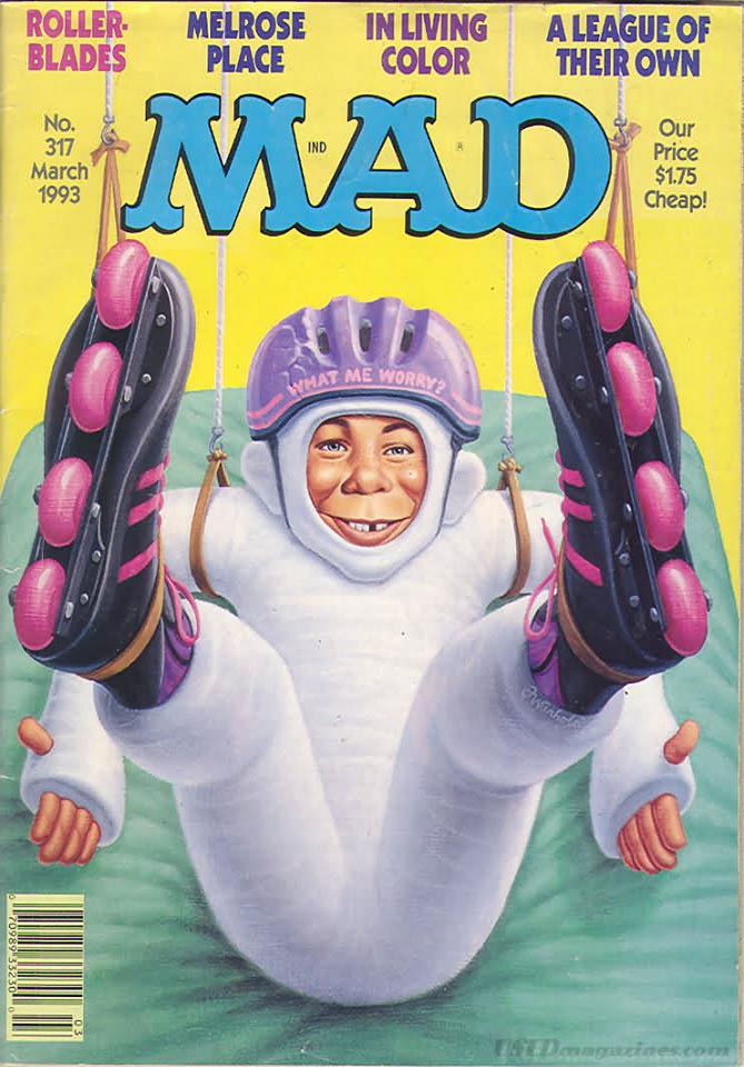 Mad # 317 magazine back issue Mad magizine back copy 