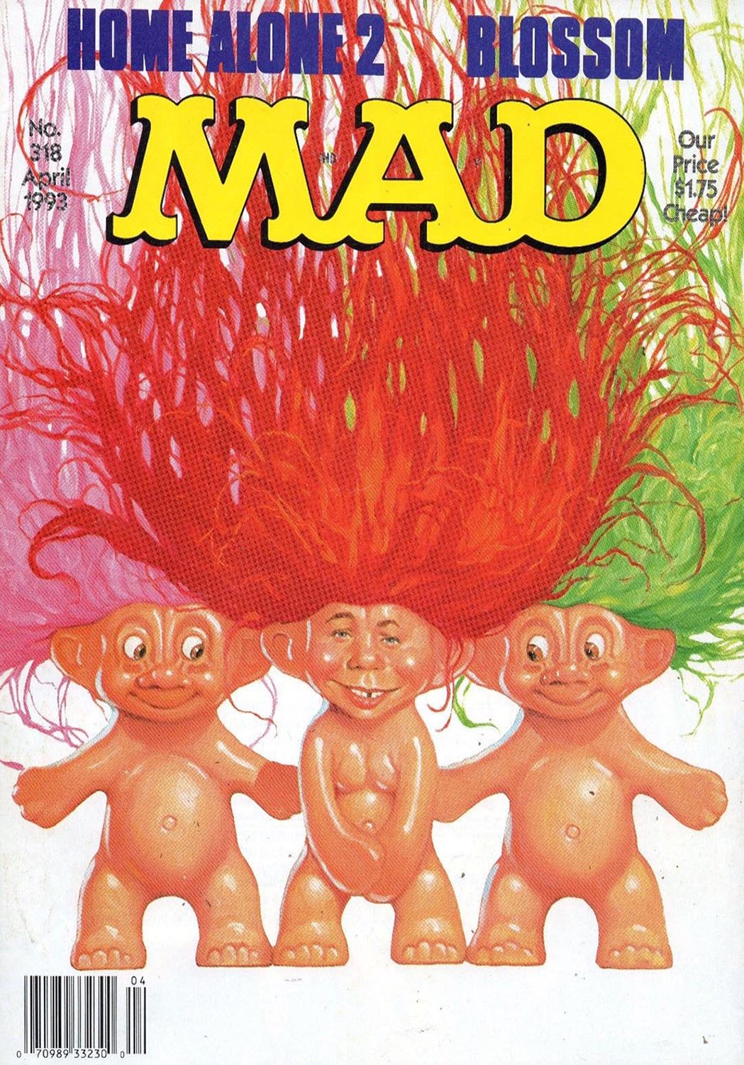 Mad # 318 magazine back issue Mad magizine back copy 