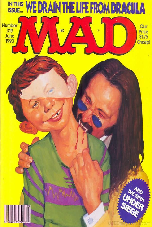 Mad # 319 magazine back issue Mad magizine back copy 