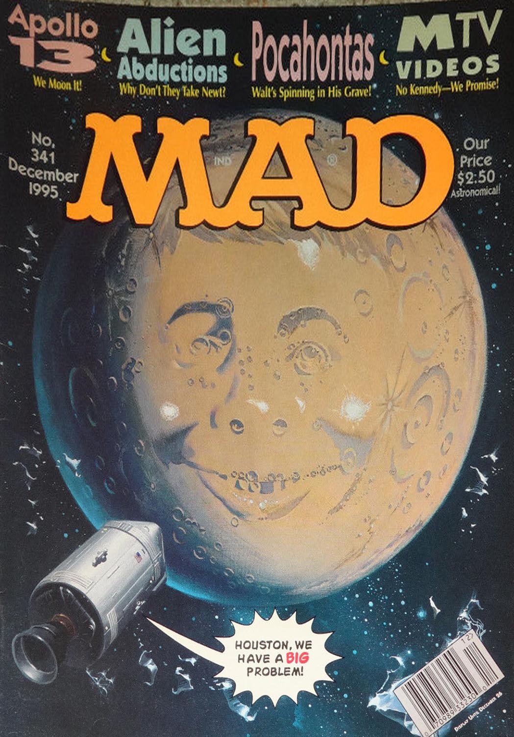 Mad # 341 magazine back issue Mad magizine back copy 