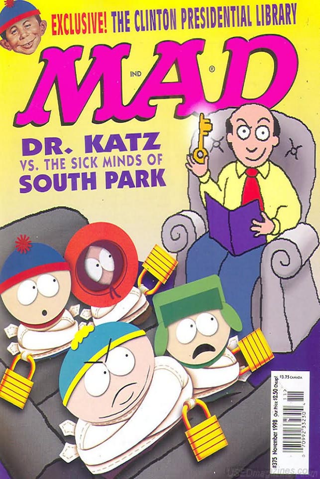 Mad # 375 magazine back issue Mad magizine back copy 