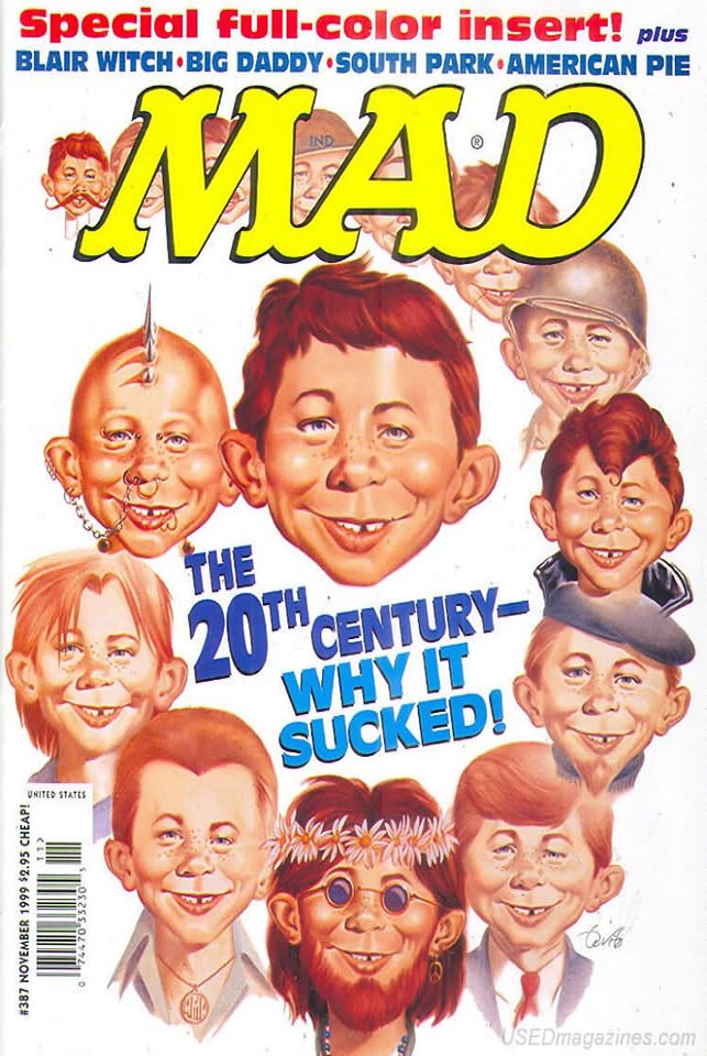 Mad # 387 magazine back issue Mad magizine back copy 