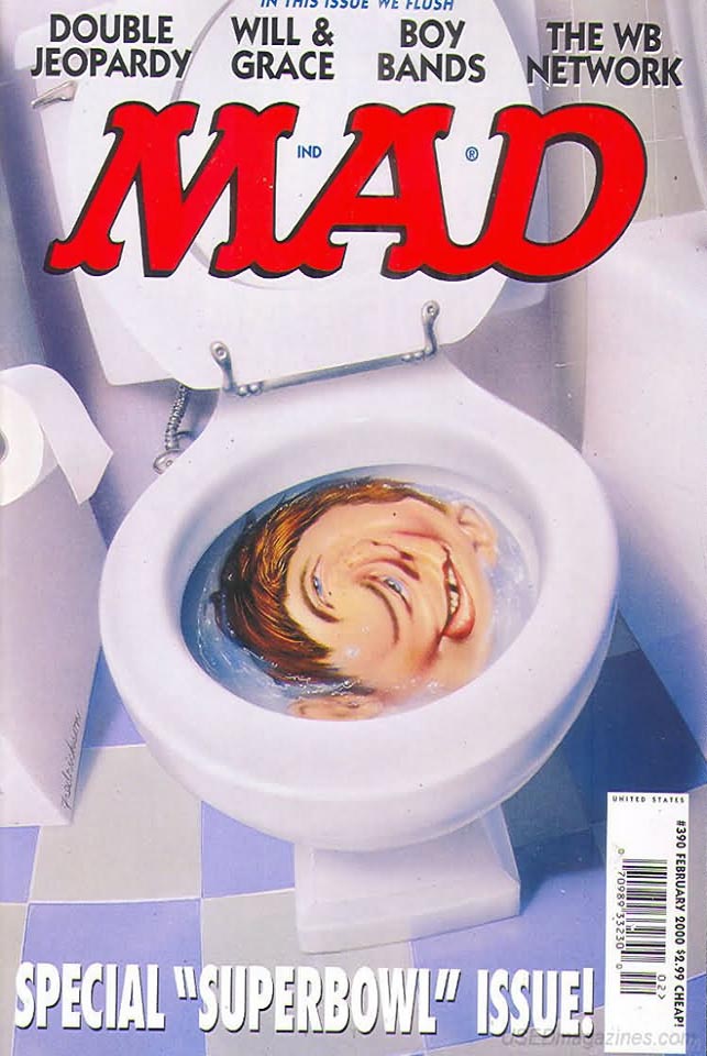 Mad # 390 magazine back issue Mad magizine back copy 