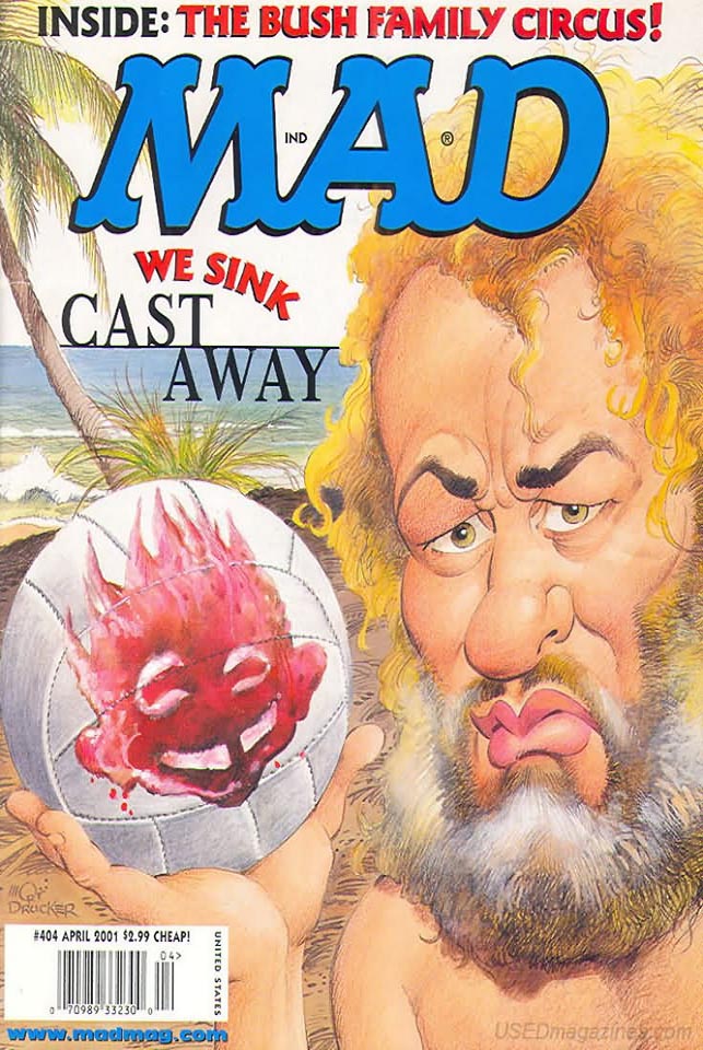 Mad # 404 magazine back issue Mad magizine back copy 