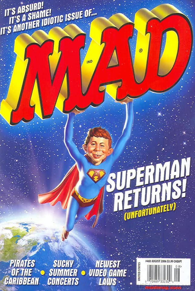 Mad # 468 magazine back issue Mad magizine back copy 