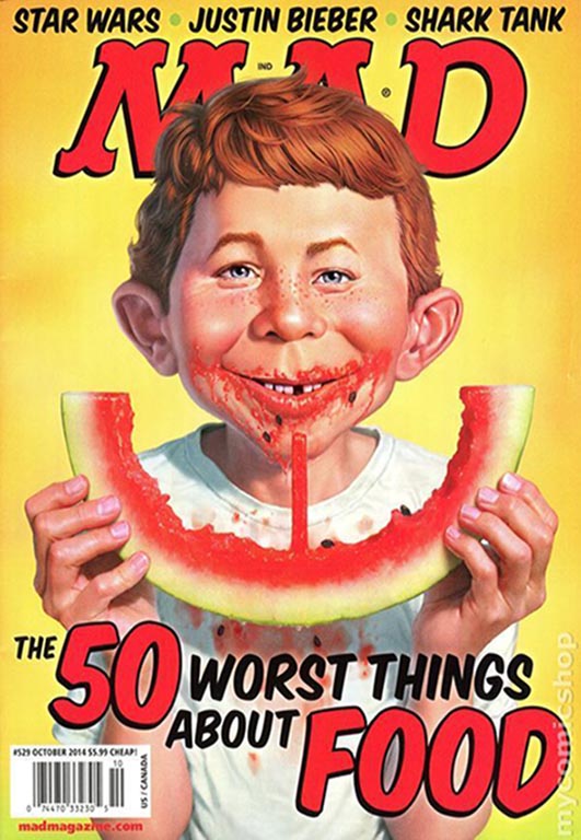 Mad # 529 magazine back issue Mad magizine back copy 