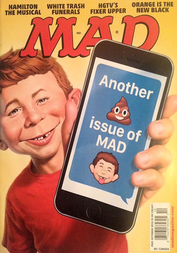 Mad # 541 magazine back issue Mad magizine back copy 