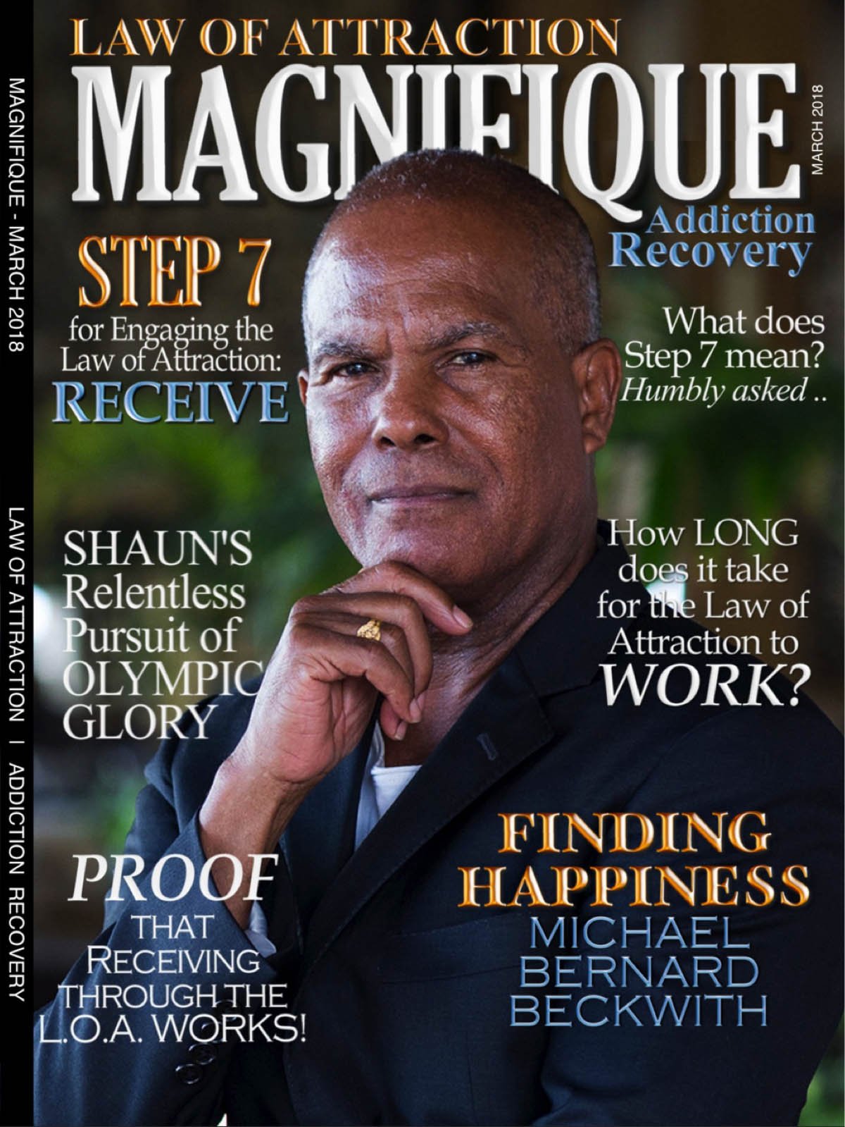 Magnifique March 2018, , Finding Happiness Michael Bernard Beckwi
