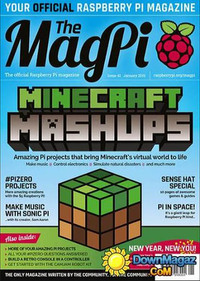 MagPi # 41, January 2016 magazine back issue cover image