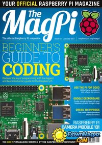 MagPi # 53, January 2017 magazine back issue cover image