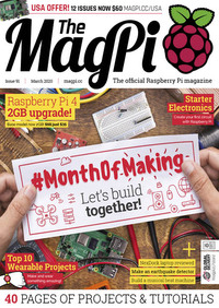 MagPi # 91, March 2020 Magazine Back Copies Magizines Mags