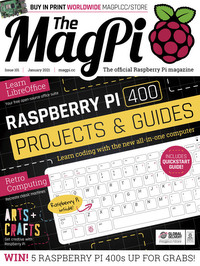 MagPi # 101, January 2021 magazine back issue cover image