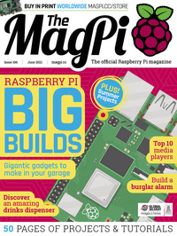 MagPi # 106, June 2021 magazine back issue cover image