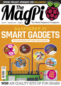 MagPi # 110, September 2021 magazine back issue cover image