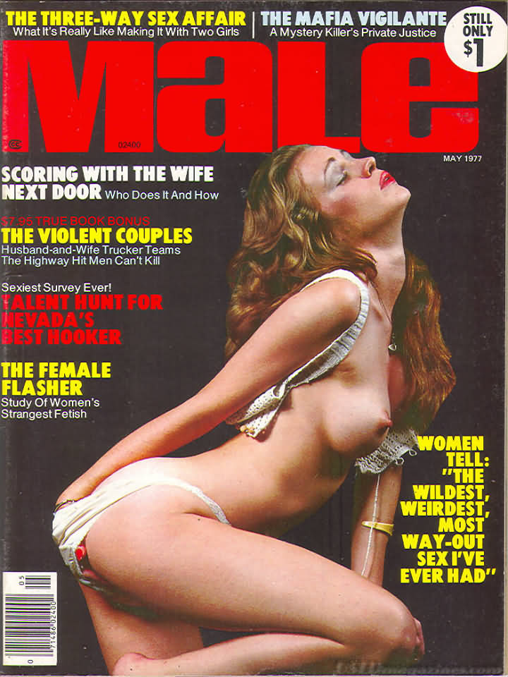 Male May 1977 magazine back issue Male magizine back copy 