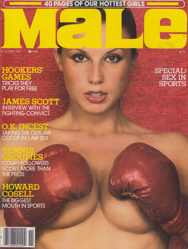 Male November 1979 magazine back issue Male magizine back copy male magazine 1979 back issues hottest girls erotic nude pictorials hookers interviews sex in sports