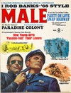Male March 1968 magazine back issue cover image