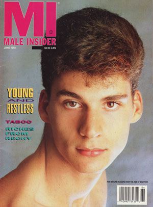 Male Insider June 1992 magazine back issue Male Insider magizine back copy young and restless taboo riches from rechy peter earl cock crazy somerset carlo marcel regis pacific