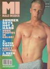 Male Insider August 1988 magazine back issue cover image