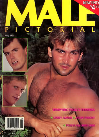 Male Pictorial May 1991 magazine back issue Male Pictorial magizine back copy 