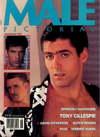 Male Pictorial September 1991 magazine back issue Male Pictorial magizine back copy 