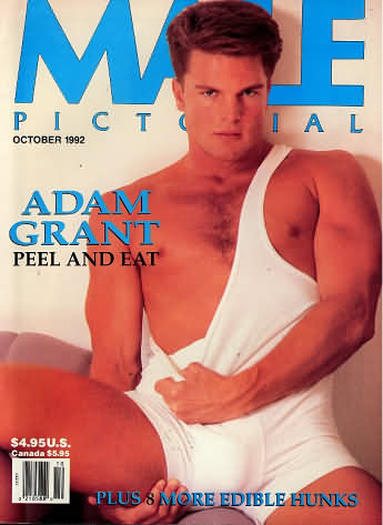 Male Pictorial October 1992 magazine back issue Male Pictorial magizine back copy 