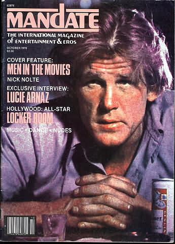 Mandate October 1978 magazine back issue Mandate magizine back copy Mandate October 1978 Gay Adult Magazine Back Issue Published by the Mavety Publishing Group in the USA since 1975. Cover Feature: Men In The Movies Nick Nolte.