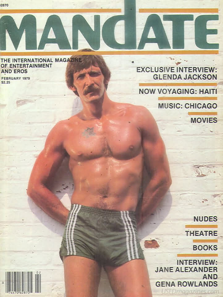 Mandate February 1979 magazine back issue Mandate magizine back copy Mandate February 1979 Gay Adult Magazine Back Issue Published by the Mavety Publishing Group in the USA since 1975. Exclusive Interview: Glenda Jackson.