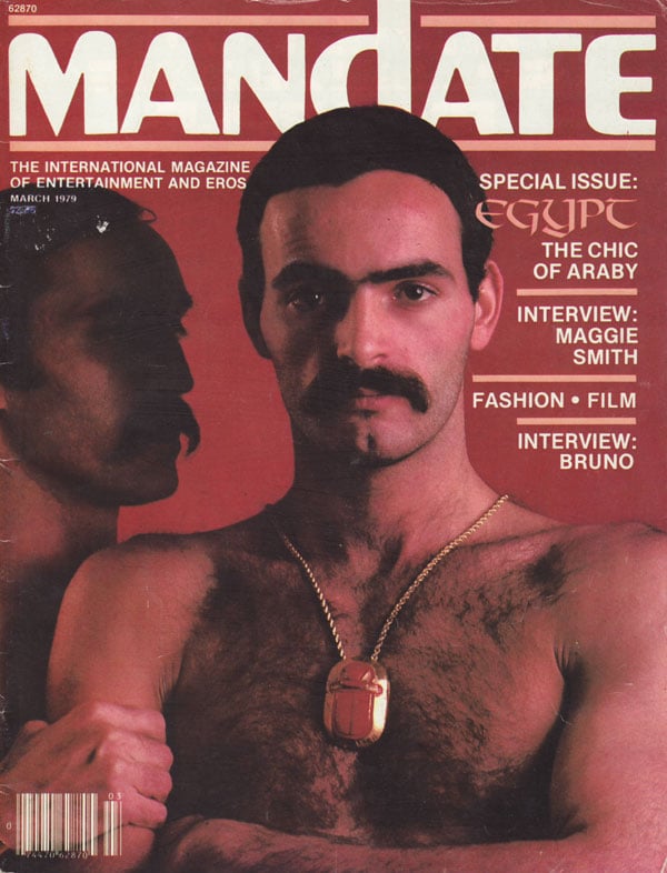 Mandate March 1979 magazine back issue Mandate magizine back copy Bruno maggie smith egypt elizabeth taylor visconti ancient sites roy blakey mandata chic of araby vi